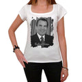 Rand Paul, Kurzarm-T-Shirt mit U-Ausschnitt für Damen 00139