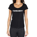 rangsdorf, German Cities Schwarz, Damen Kurzarm-Rundhals-T-Shirt 00002