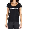 rankwitz, German Cities Black, Women's Short Sleeve Round Neck T-shirt 00002