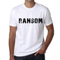 Ransom Mens T Shirt White Birthday Gift 00552 - White / Xs - Casual