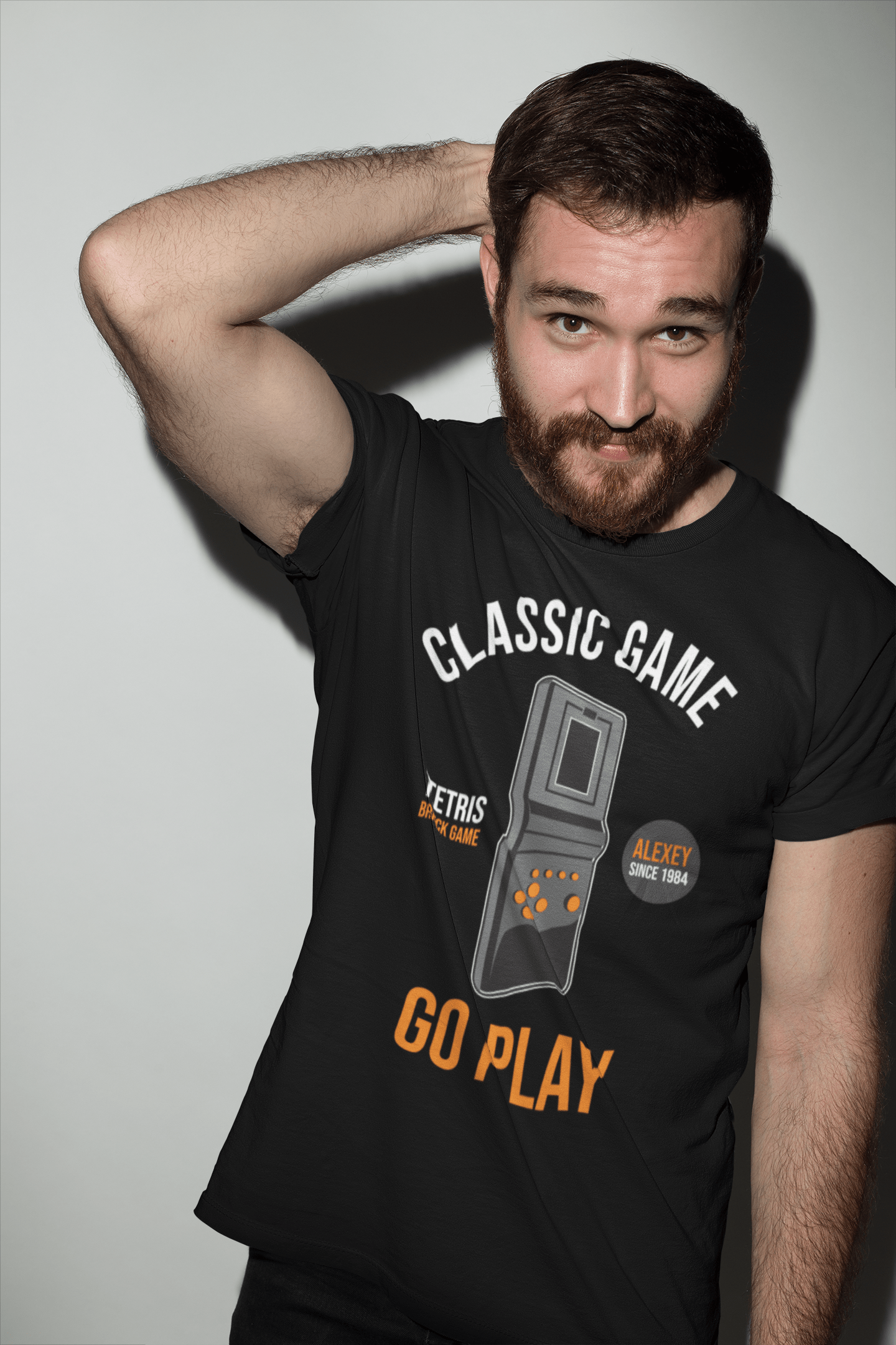 ULTRABASIC Men's Gaming T-Shirt Classic Game Go Play - Retro Gamer Tee Shirt