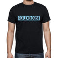 Reflexologist t shirt, mens t-shirt, occupation, S Size, Black, Cotton
