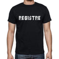 registre, French Dictionary, Men's Short Sleeve Round Neck T-shirt 00009
