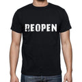 reopen ,Men's Short Sleeve Round Neck T-shirt 00004