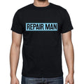 Repair Man t shirt, mens t-shirt, occupation, S Size, Black, Cotton