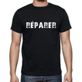 réparer, Französisches Wörterbuch, Herren-Kurzarm-Rundhals-T-Shirt 00009