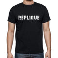 réplique, French Dictionary, Men's Short Sleeve Round Neck T-shirt 00009
