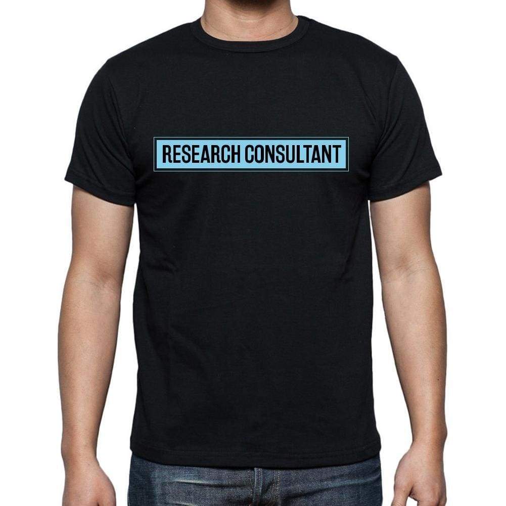 Research Consultant T Shirt Mens T-Shirt Occupation S Size Black Cotton - T-Shirt