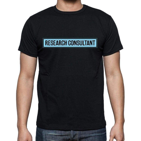 Research Consultant T Shirt Mens T-Shirt Occupation S Size Black Cotton - T-Shirt