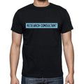 Research Consultant t shirt, mens t-shirt, occupation, S Size, Black, Cotton
