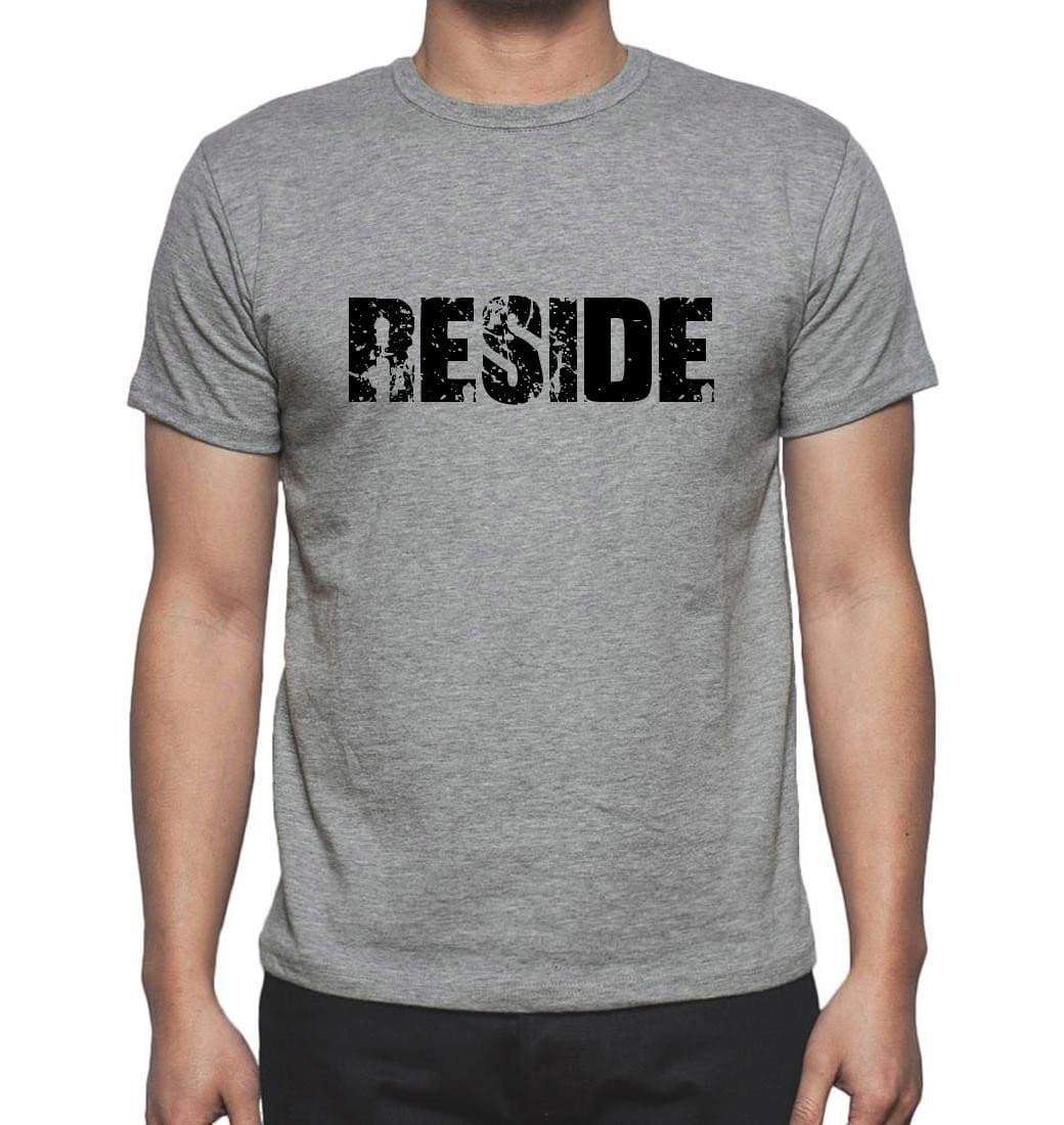 Reside Grey Mens Short Sleeve Round Neck T-Shirt 00018 - Grey / S - Casual