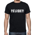 résider, French Dictionary, Men's Short Sleeve Round Neck T-shirt 00009