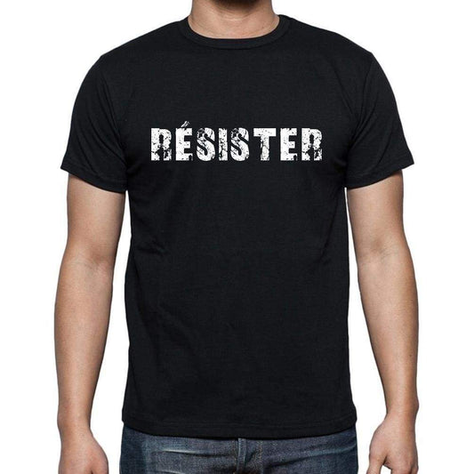 Résister French Dictionary Mens Short Sleeve Round Neck T-Shirt 00009 - Casual