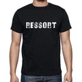 ressort, French Dictionary, Men's Short Sleeve Round Neck T-shirt 00009