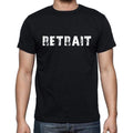 retrait, French Dictionary, Men's Short Sleeve Round Neck T-shirt 00009