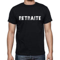 retraite, French Dictionary, Men's Short Sleeve Round Neck T-shirt 00009