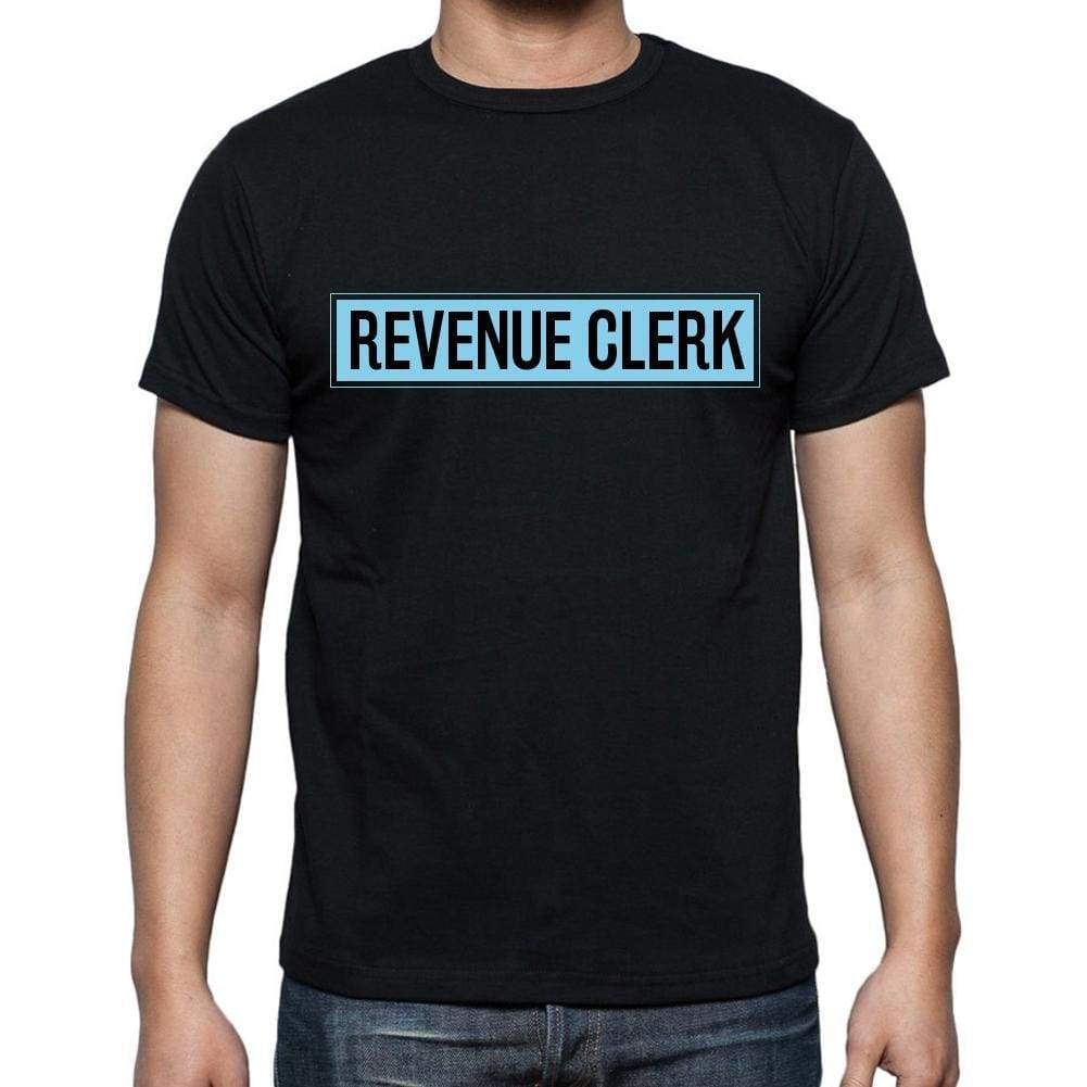Revenue Clerk T Shirt Mens T-Shirt Occupation S Size Black Cotton - T-Shirt