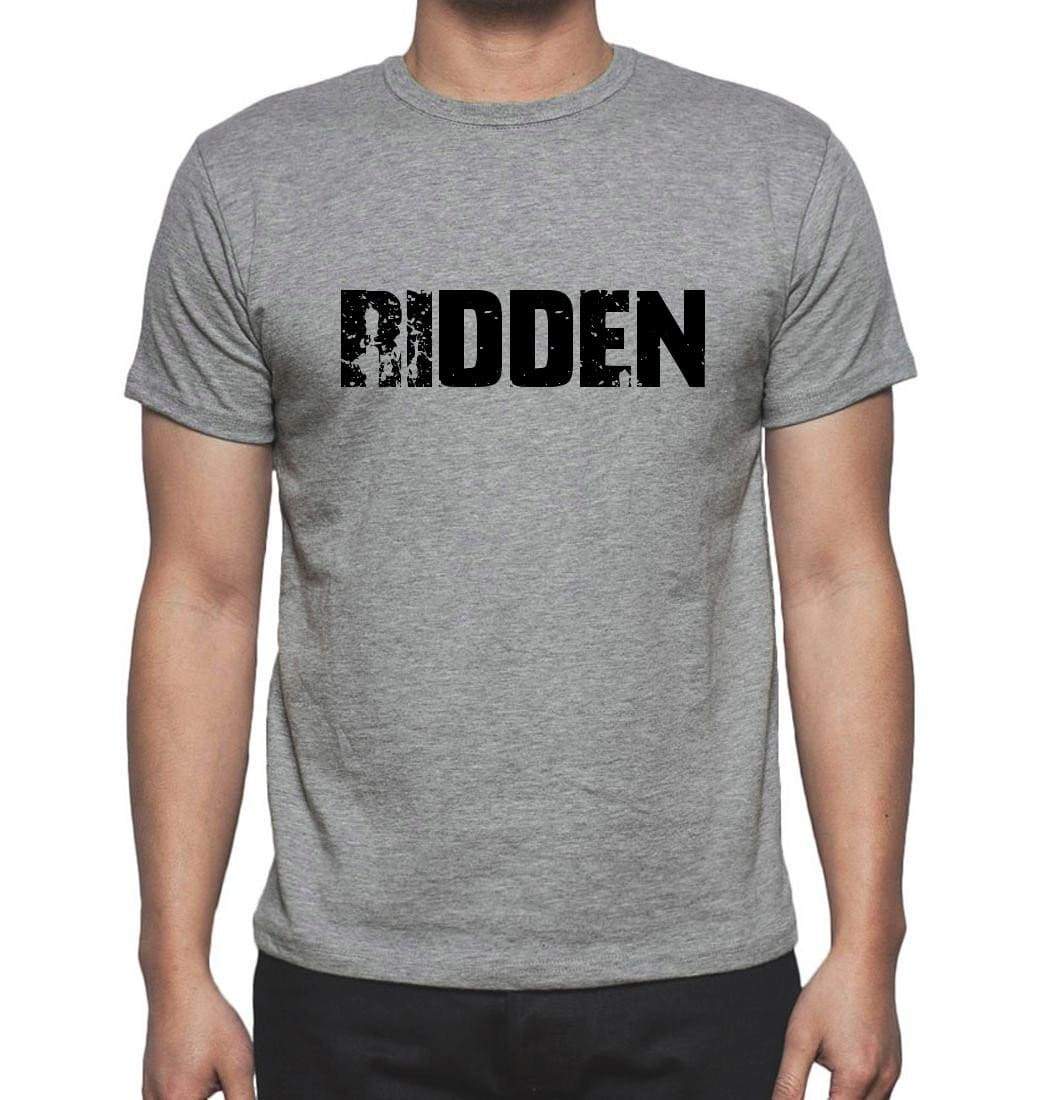 Ridden Grey Mens Short Sleeve Round Neck T-Shirt 00018 - Grey / S - Casual
