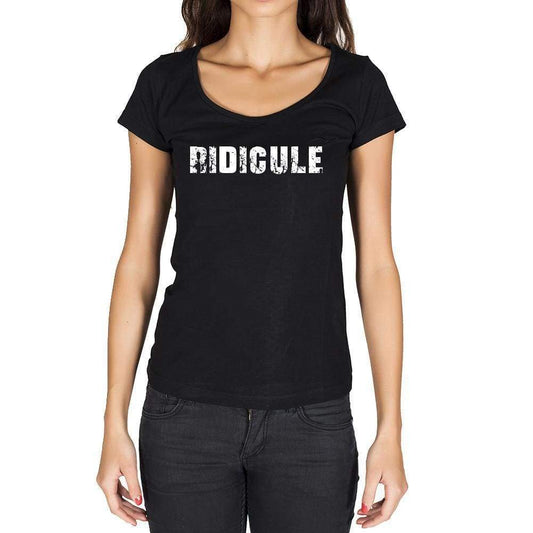 Ridicule French Dictionary Womens Short Sleeve Round Neck T-Shirt 00010 - Casual