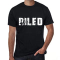 riled Men's Retro T shirt Black Birthday Gift 00553