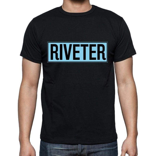 Riveter T Shirt Mens T-Shirt Occupation S Size Black Cotton - T-Shirt