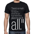 Robert Orben quote t shirts,"There's so much pollution",t shirts men,black