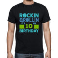 Rockin&Rollin 10, Black, Men's Short Sleeve Round Neck T-shirt, gift t-shirt 00340