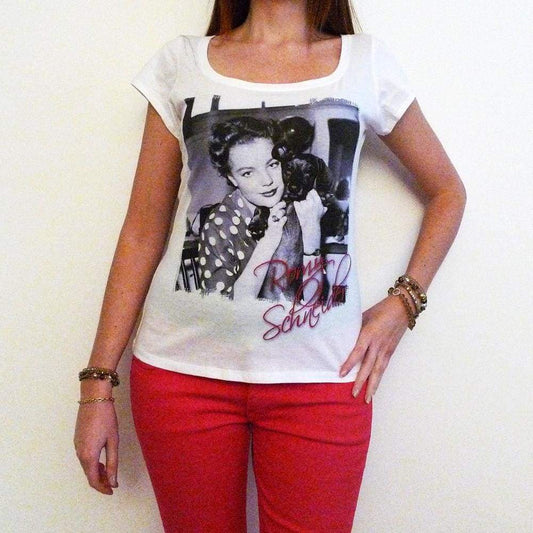 Romy Schneider T-Shirt Short-Sleeve Top Celebrity