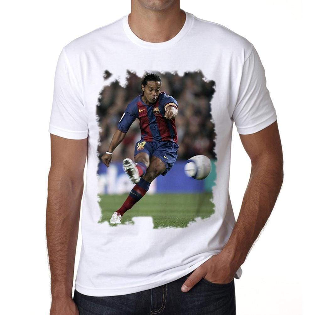 Ronaldinho T-shirt for mens, short sleeve, cotton tshirt, men t shirt 00034 - Sorilbran