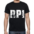 rpi men t shirts,Short Sleeve,t shirts men,tee shirts for men,cotton,black , 3 letters