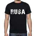 rusa Men's Short Sleeve Round Neck T-shirt 00016