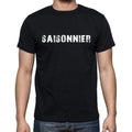 saisonnier, French Dictionary, Men's Short Sleeve Round Neck T-shirt 00009