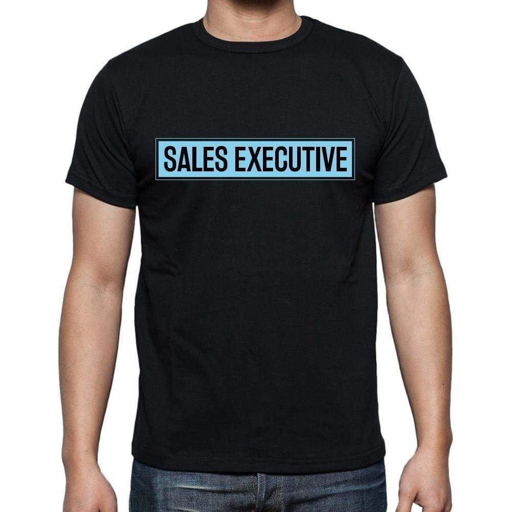 Sales Executive T Shirt Mens T-Shirt Occupation S Size Black Cotton - T-Shirt