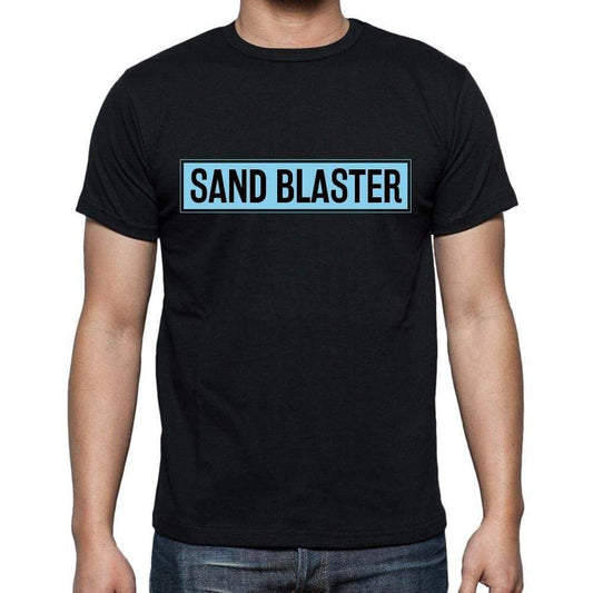 Sand Blaster T Shirt Mens T-Shirt Occupation S Size Black Cotton - T-Shirt