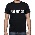 sandhi ,Men's Short Sleeve Round Neck T-shirt 00004