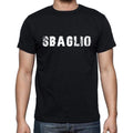 sbaglio, Herren-Kurzarm-Rundhals-T-Shirt 00017