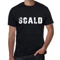 scald Men's Retro T shirt Black Birthday Gift 00553