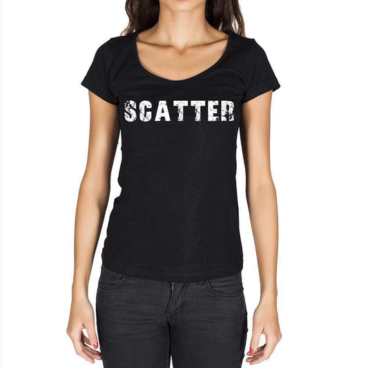 Scatter Womens Short Sleeve Round Neck T-Shirt - Casual