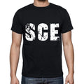 sce men t shirts,Short Sleeve,t shirts men,tee shirts for men,cotton,black , 3 letters