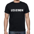 scheinen, Herren-Kurzarm-Rundhals-T-Shirt