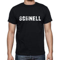 Schnell, kurzärmliges Herren-T-Shirt mit Rundhalsausschnitt