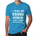 SCHOLAR What Happened, Blue, Men's Short Sleeve Round Neck T-shirt, gift t-shirt 00322