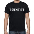 scientist , white letters, Men's Short Sleeve Round Neck T-shirt 00007