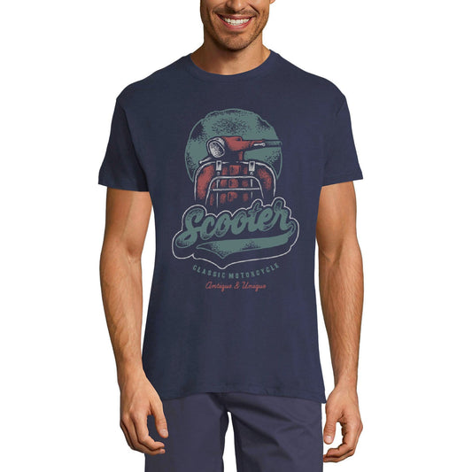 ULTRABASIC Men's T-Shirt Scooter Antique And Unique - Short Sleeve Tee shirt