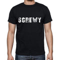 screwy ,Men's Short Sleeve Round Neck T-shirt 00004