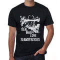 Seamstresses, Real Men Love Seamstresses Men's T shirt Black Birthday Gift 00538