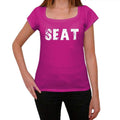 seat, Women's Short Sleeve Round Neck T-shirt