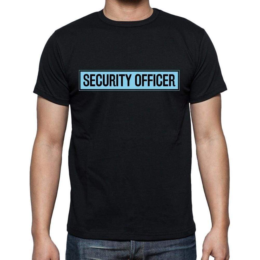 Security Officer T Shirt Mens T-Shirt Occupation S Size Black Cotton - T-Shirt