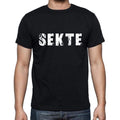 sekte, Herren-Kurzarm-Rundhals-T-Shirt