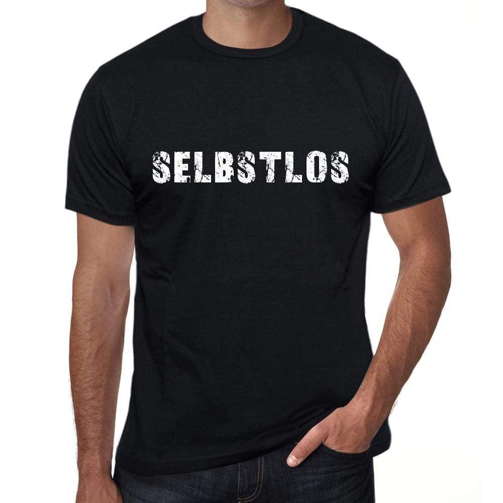 Selbstlos Mens T Shirt Black Birthday Gift 00548 - Black / Xs - Casual